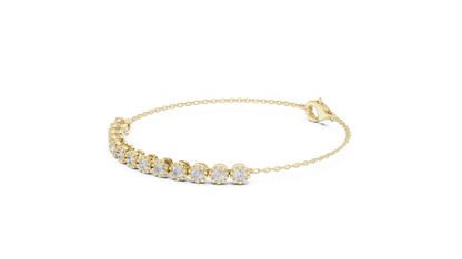Milgrain Coronet Diamond Bracelet