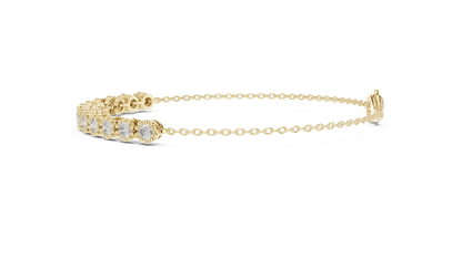 Milgrain Coronet Diamond Bracelet