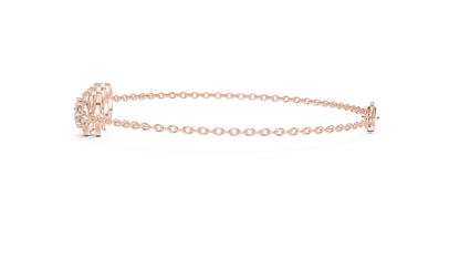 Trio Halo Diamond Bracelet
