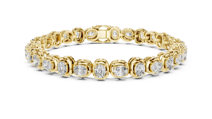 Open Link Diamond Bracelet