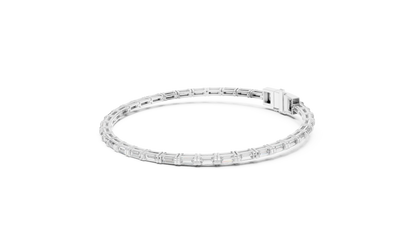 Baguetta Row Diamond Bracelet