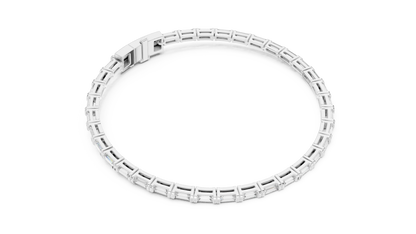 Baguetta Row Diamond Bracelet