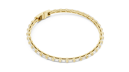 Baguetta Row Diamond Bracelet