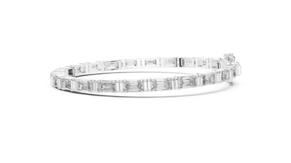 Baguetta Ridge Diamond Bracelet