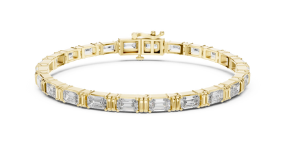 Baguetta Ridge Diamond Bracelet