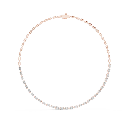 Baguette Row Diamond Pendant