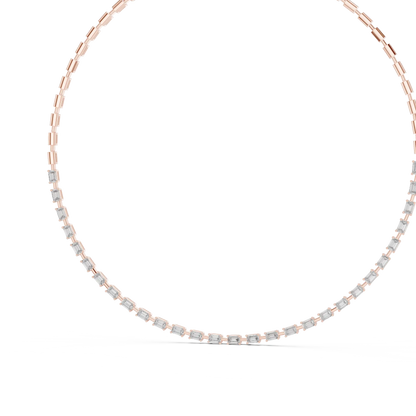 Baguette Row Diamond Pendant