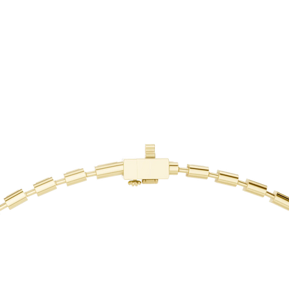 Baguette Row Diamond Pendant