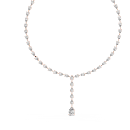Falling Pears Diamond Pendant