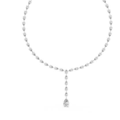 Falling Pears Diamond Pendant