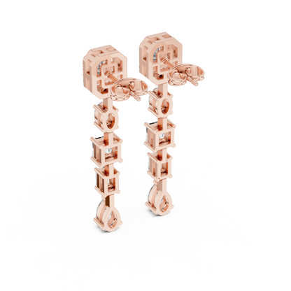 Pinnacle Drop Earrings