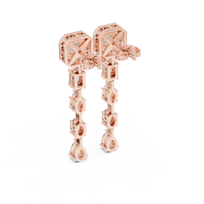 Lattice Drop Earrings