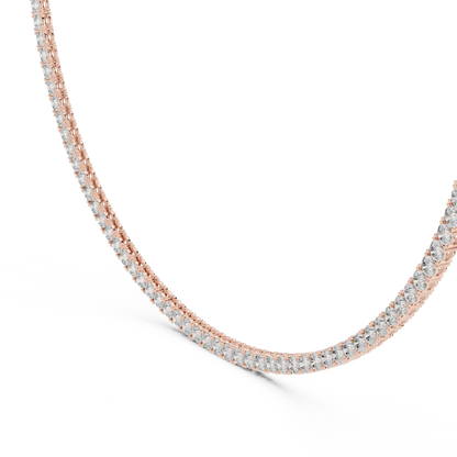 Continuous Line Diamond Pendant