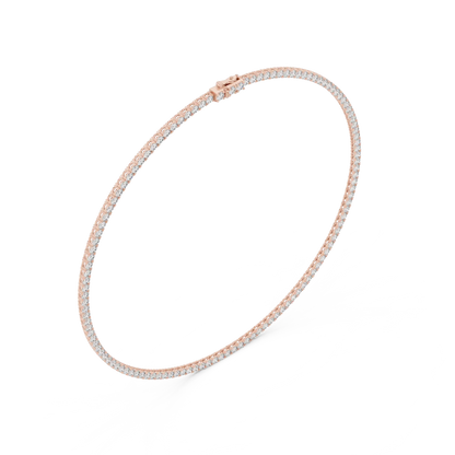 Continuous Line Diamond Pendant