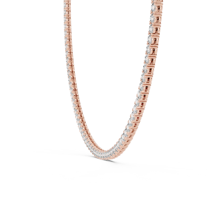 Continuous Line Diamond Pendant