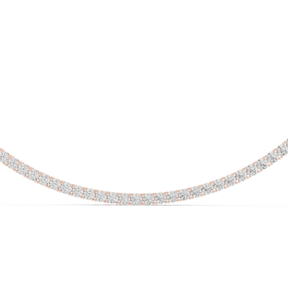 Continuous Line Diamond Pendant