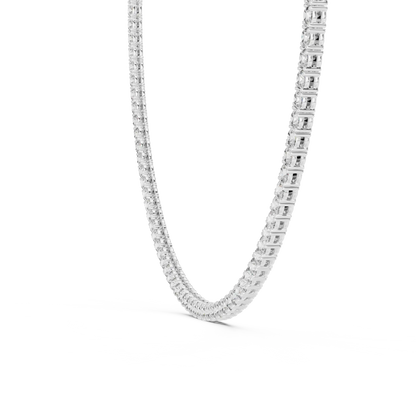 Continuous Line Diamond Pendant