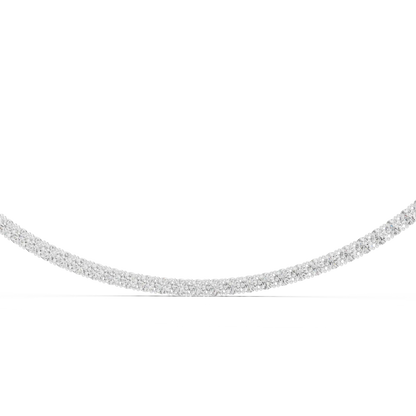 Continuous Line Diamond Pendant