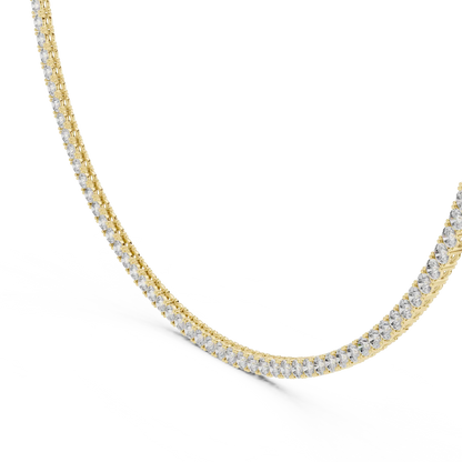 Continuous Line Diamond Pendant