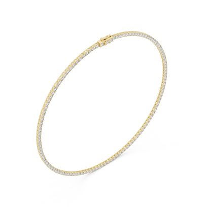 Continuous Line Diamond Pendant