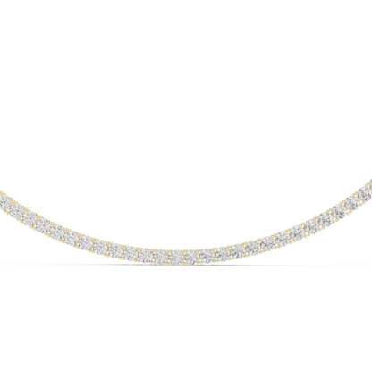 Continuous Line Diamond Pendant