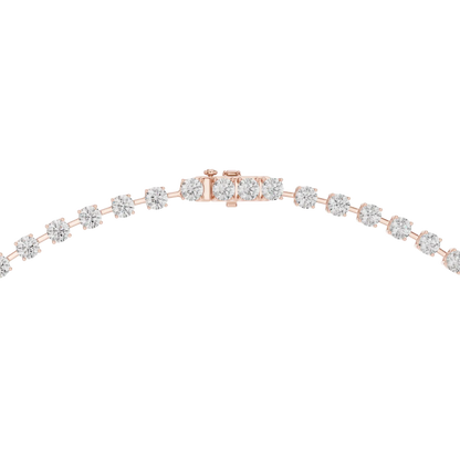 Solitaire Cascade Diamond Pendant
