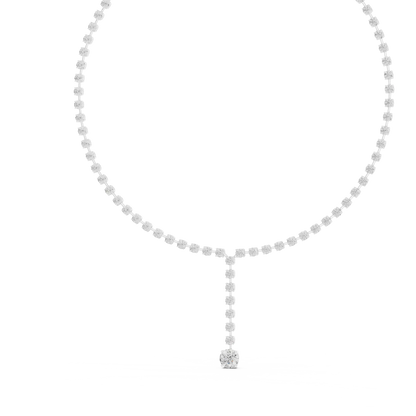 Solitaire Cascade Diamond Pendant