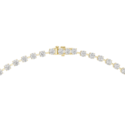 Solitaire Cascade Diamond Pendant