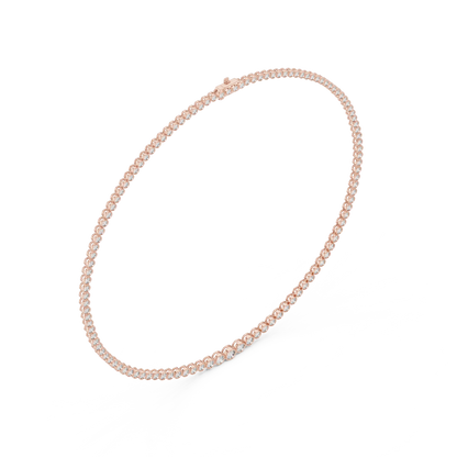 Bezel Row Diamond Pendant
