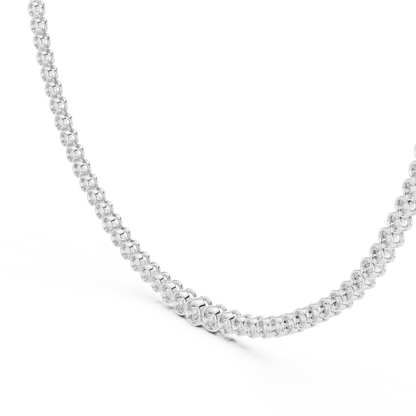 Bezel Row Diamond Pendant