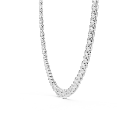 Bezel Row Diamond Pendant
