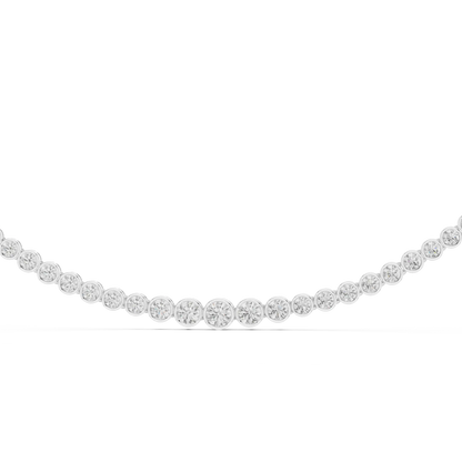 Bezel Row Diamond Pendant