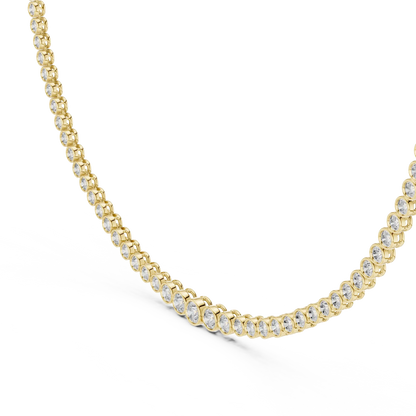 Bezel Row Diamond Pendant