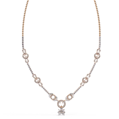 Infinity Knot Diamond Pendant