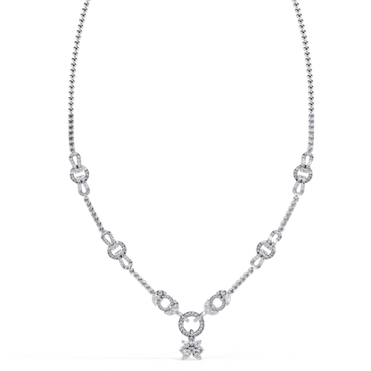 Infinity Knot Diamond Pendant