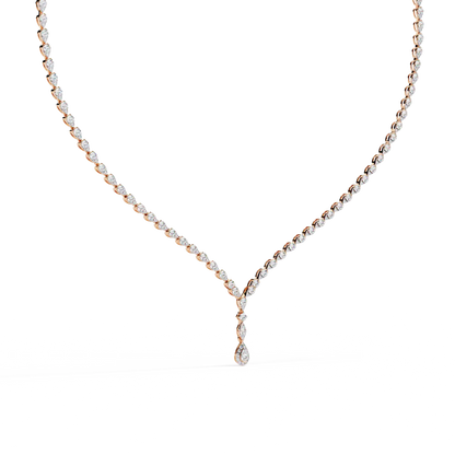 Falling Dew Diamond Pendant
