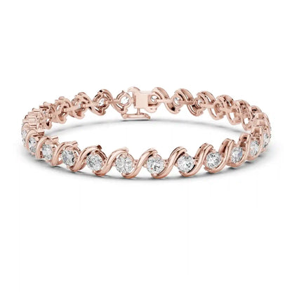 Serpentine Diamond Bracelet