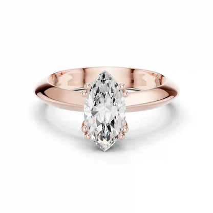 Slender Blade Diamond Ring