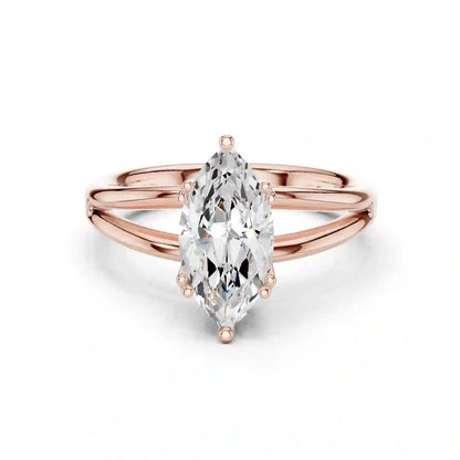 Split Shank Diamond Ring