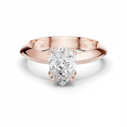Pear Whisper Vow Diamond Ring