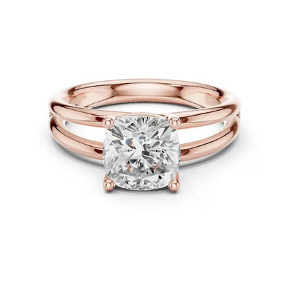 Twin Arc Diamond Ring