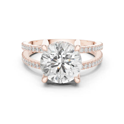 Duetta Split Diamond Ring