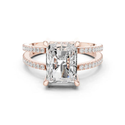 Gallery Split Diamond Ring