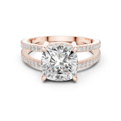 Split Path Diamond Ring