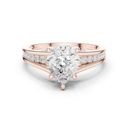 Pear Vestal Diamond Ring