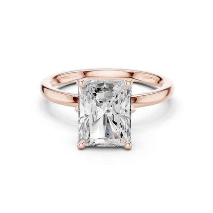 Hidden Petal Diamond Ring