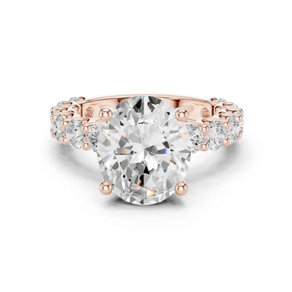 Graduated Row Diamond Ring