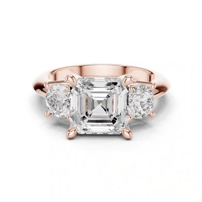 Three Step Diamond Ring