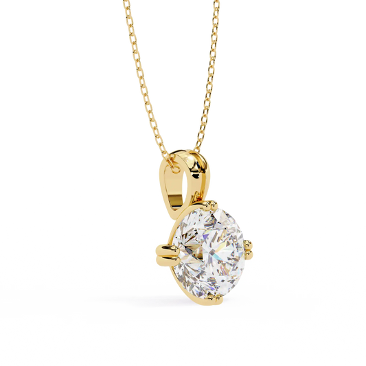 Simple Grace Diamond Pendant