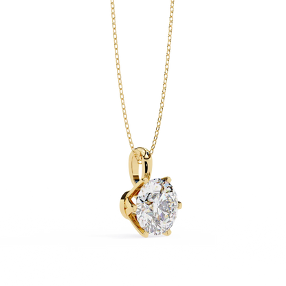 Solitaire Reign Diamond Pendant